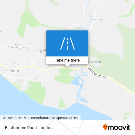 Eastbourne Road map