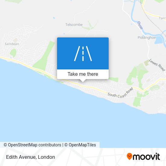 Edith Avenue map