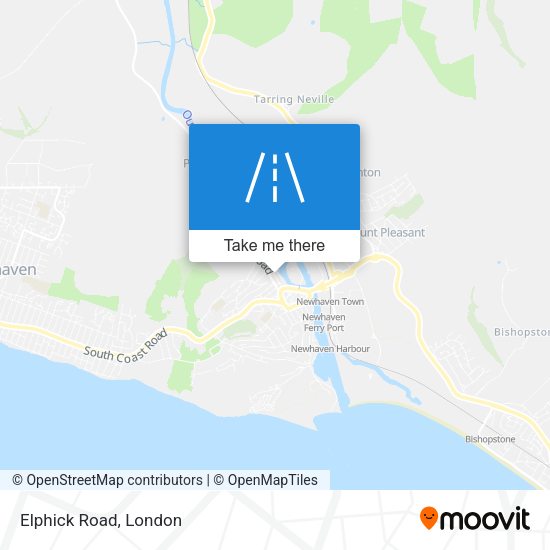 Elphick Road map