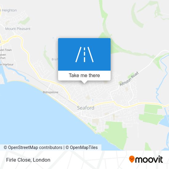 Firle Close map