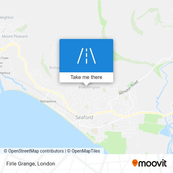 Firle Grange map