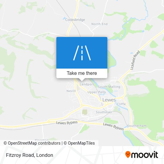 Fitzroy Road map