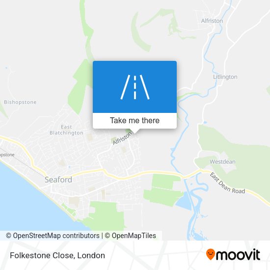 Folkestone Close map