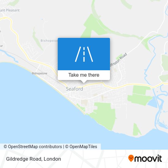 Gildredge Road map