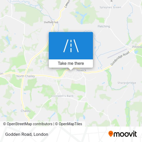 Godden Road map