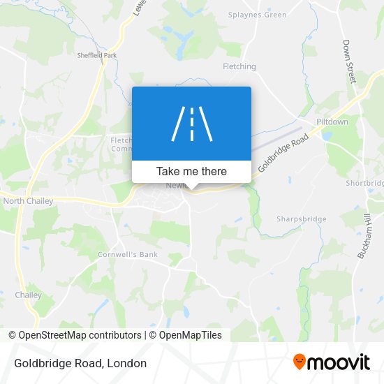 Goldbridge Road map