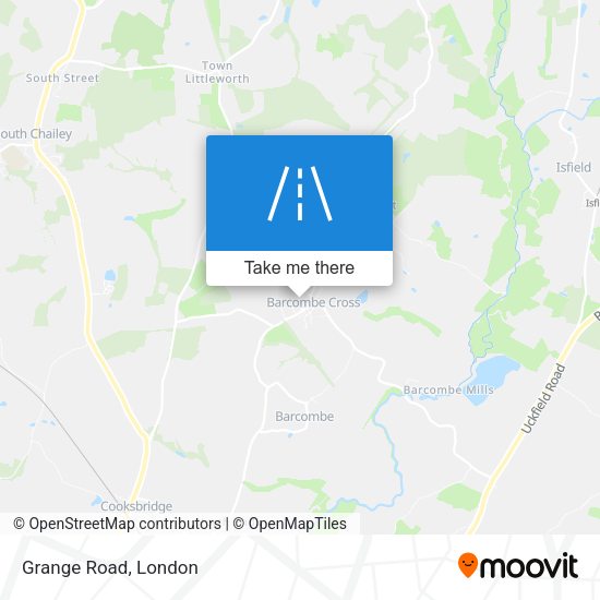 Grange Road map