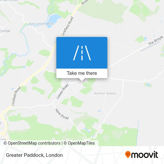 Greater Paddock map