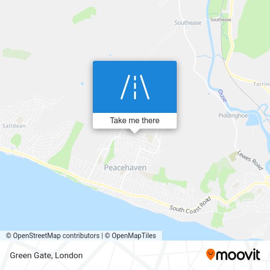 Green Gate map