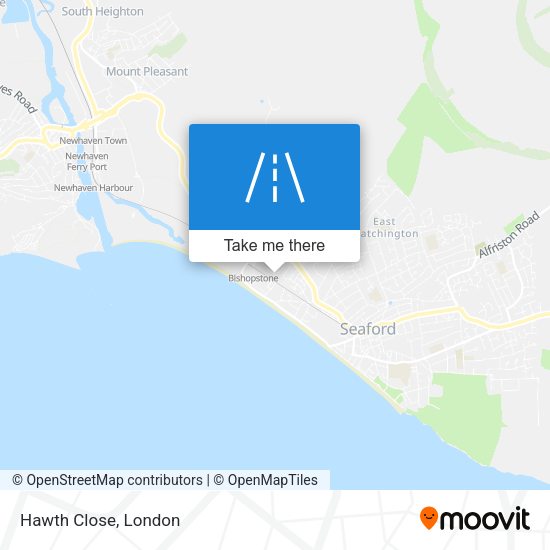 Hawth Close map