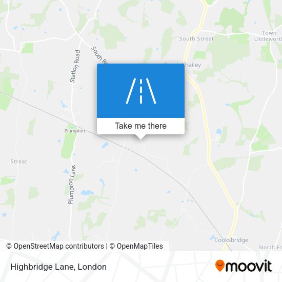 Highbridge Lane map