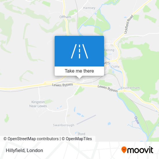 Hillyfield map
