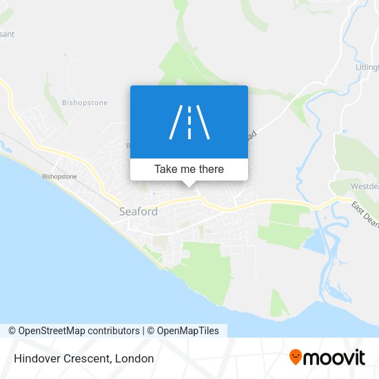Hindover Crescent map