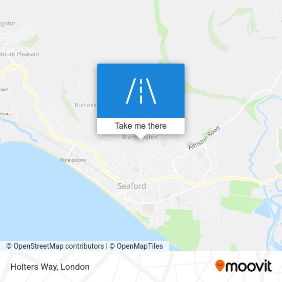 Holters Way map