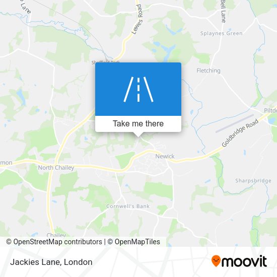 Jackies Lane map