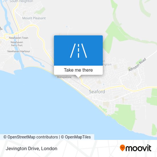 Jevington Drive map