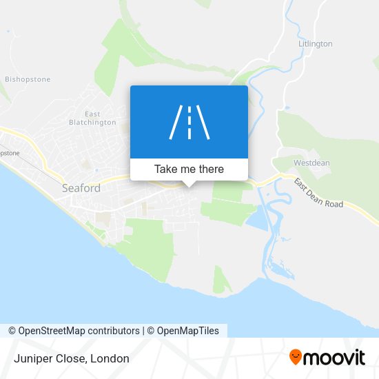Juniper Close map