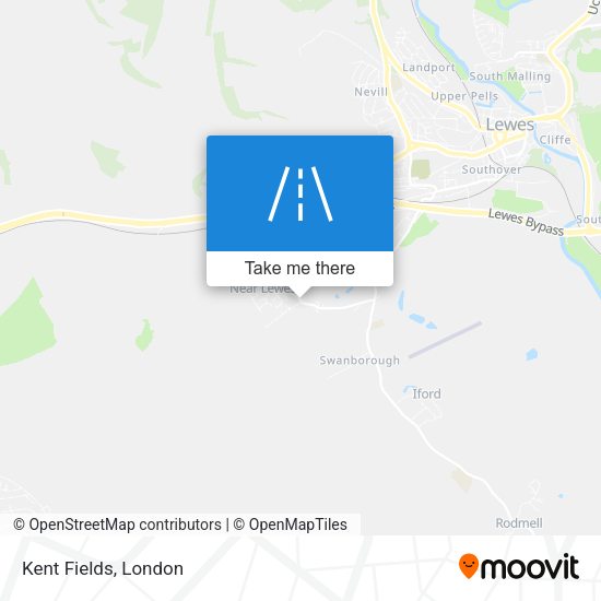 Kent Fields map
