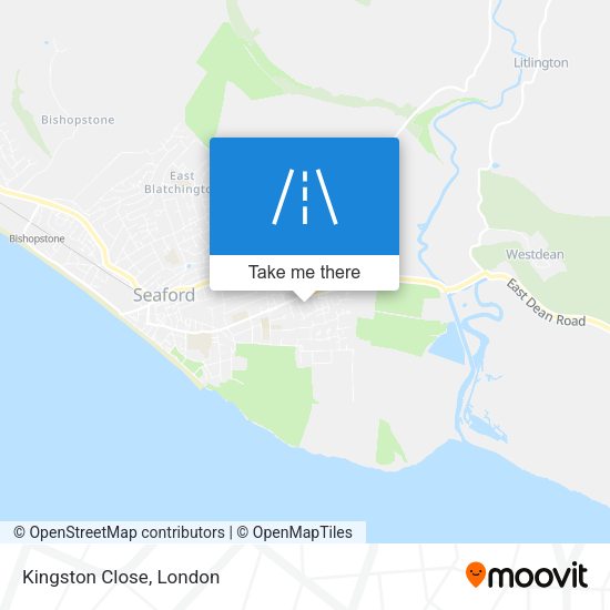 Kingston Close map