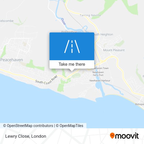 Lewry Close map