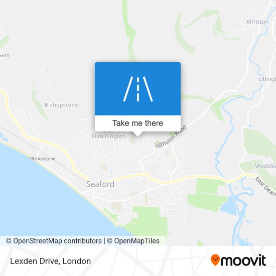 Lexden Drive map