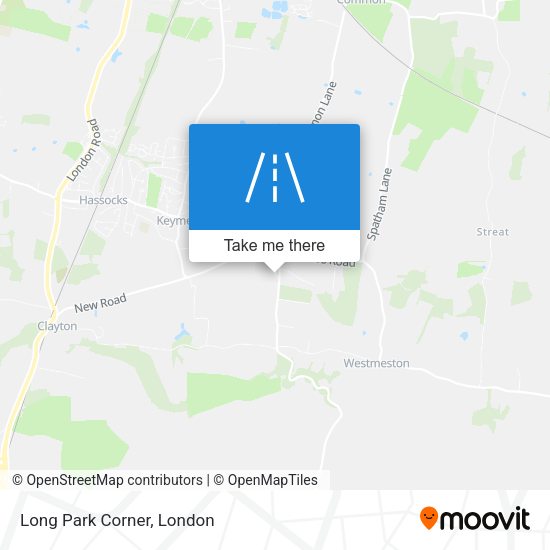 Long Park Corner map