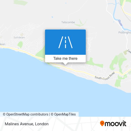 Malines Avenue map