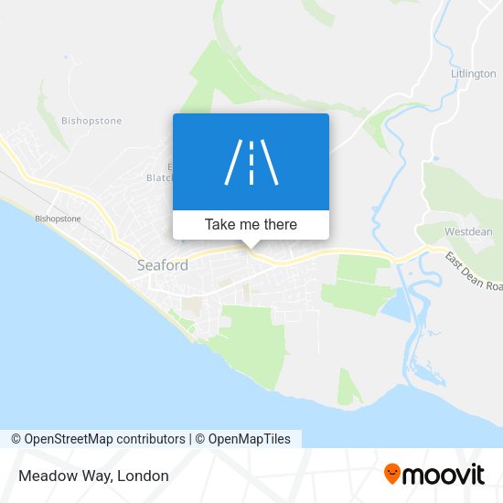 Meadow Way map