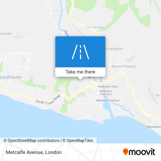Metcalfe Avenue map