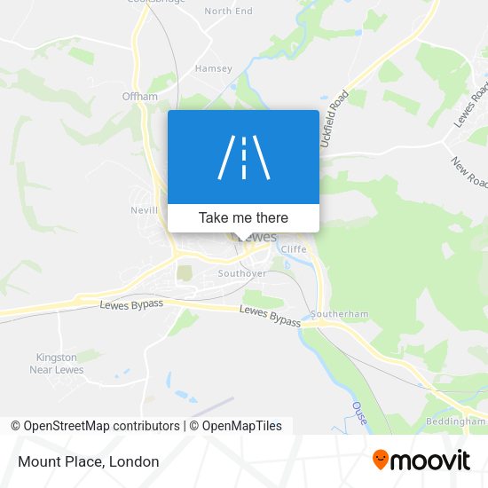 Mount Place map