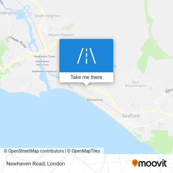Newhaven Road map