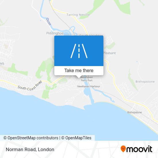 Norman Road map