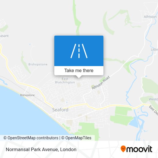 Normansal Park Avenue map