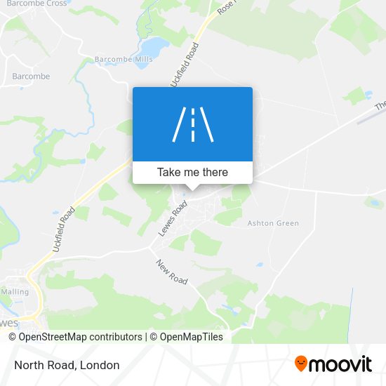 North Road map