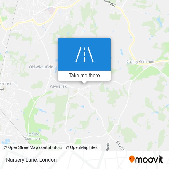 Nursery Lane map