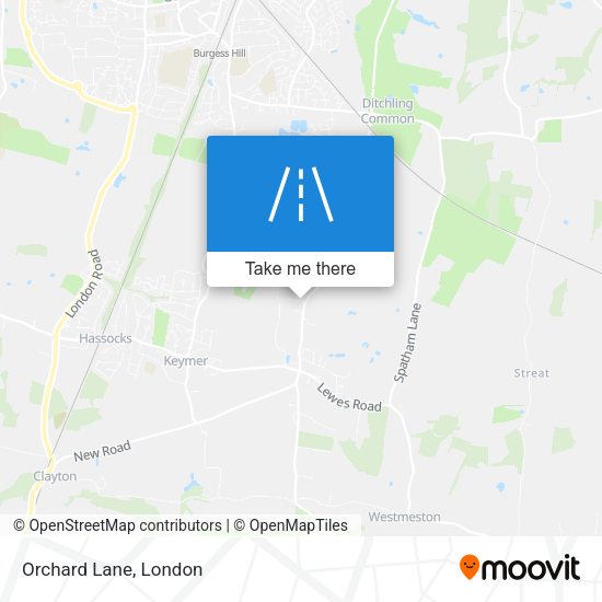 Orchard Lane map