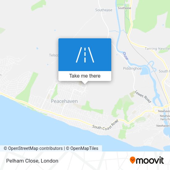 Pelham Close map