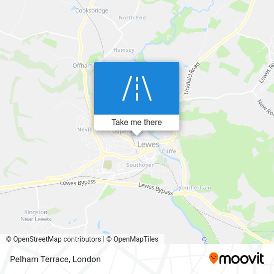 Pelham Terrace map