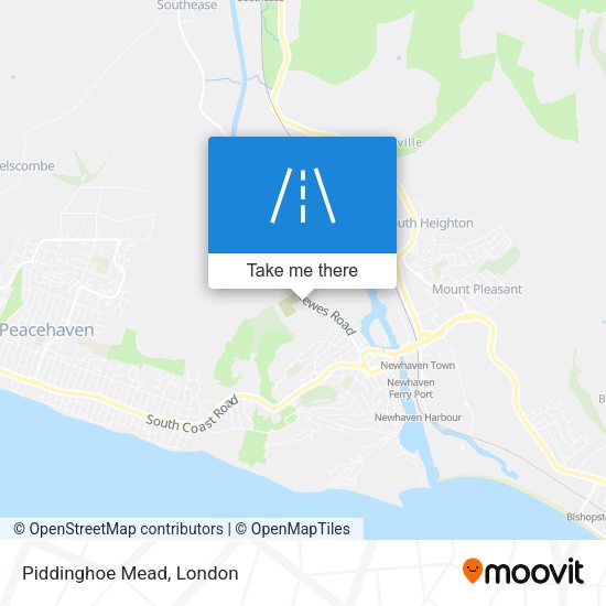 Piddinghoe Mead map