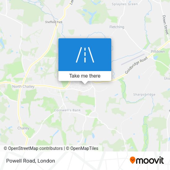 Powell Road map