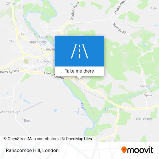 Ranscombe Hill map