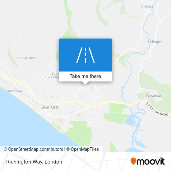 Richington Way map
