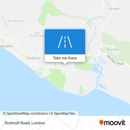 Rodmell Road map