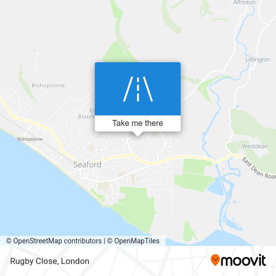 Rugby Close map