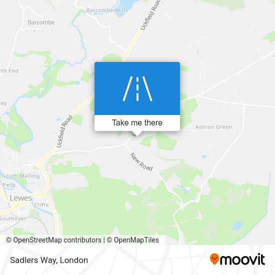 Sadlers Way map