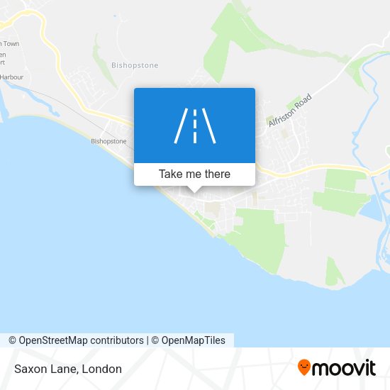 Saxon Lane map