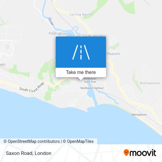 Saxon Road map