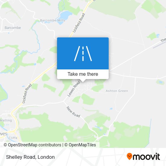 Shelley Road map