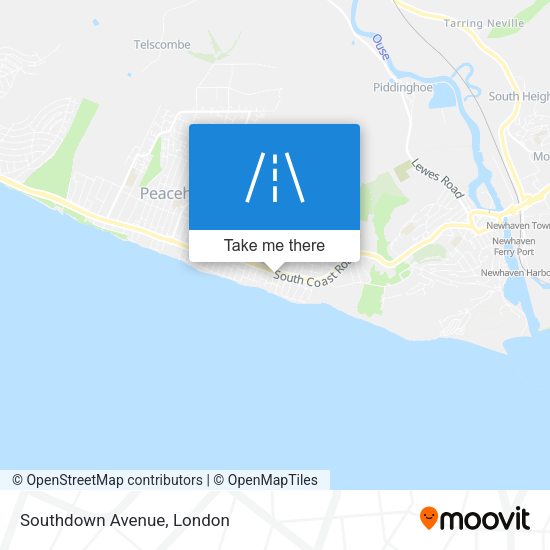 Southdown Avenue map