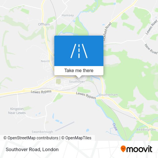 Southover Road map